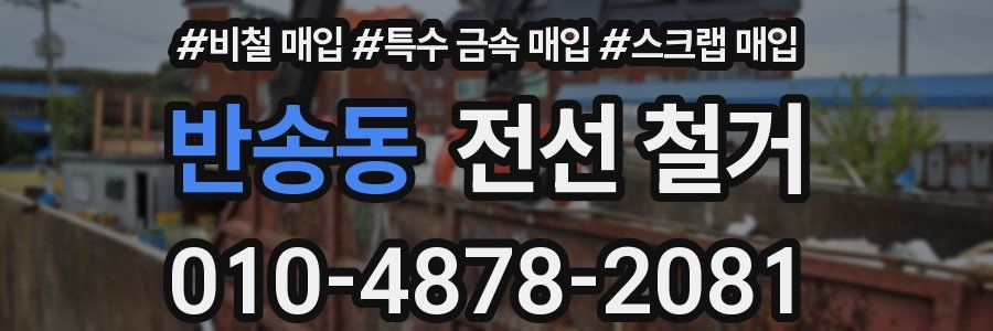 반송동 전선 철거
