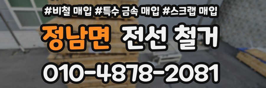 정남면 전선 철거