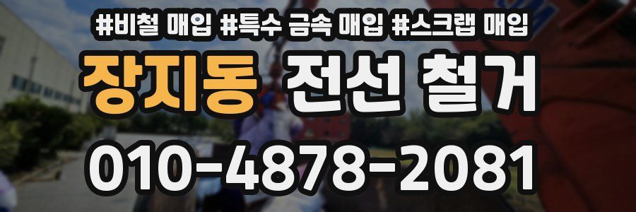 장지동 전선 철거