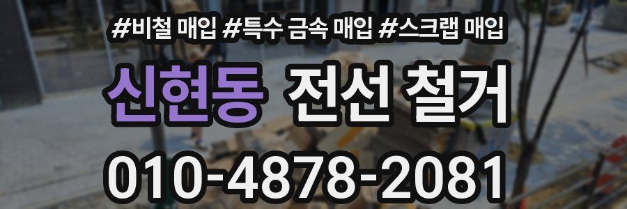 신현동 전선 철거