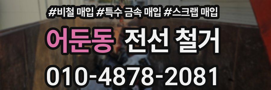 어둔동 전선 철거