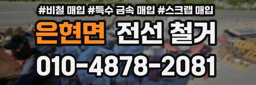 은현면 전선 철거