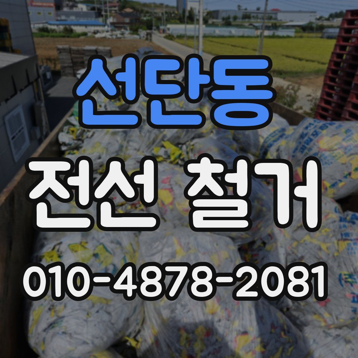 선단동 전선 철거