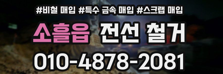 소흘읍 전선 철거