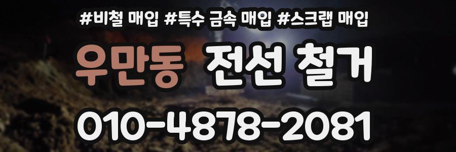 우만동 전선 철거