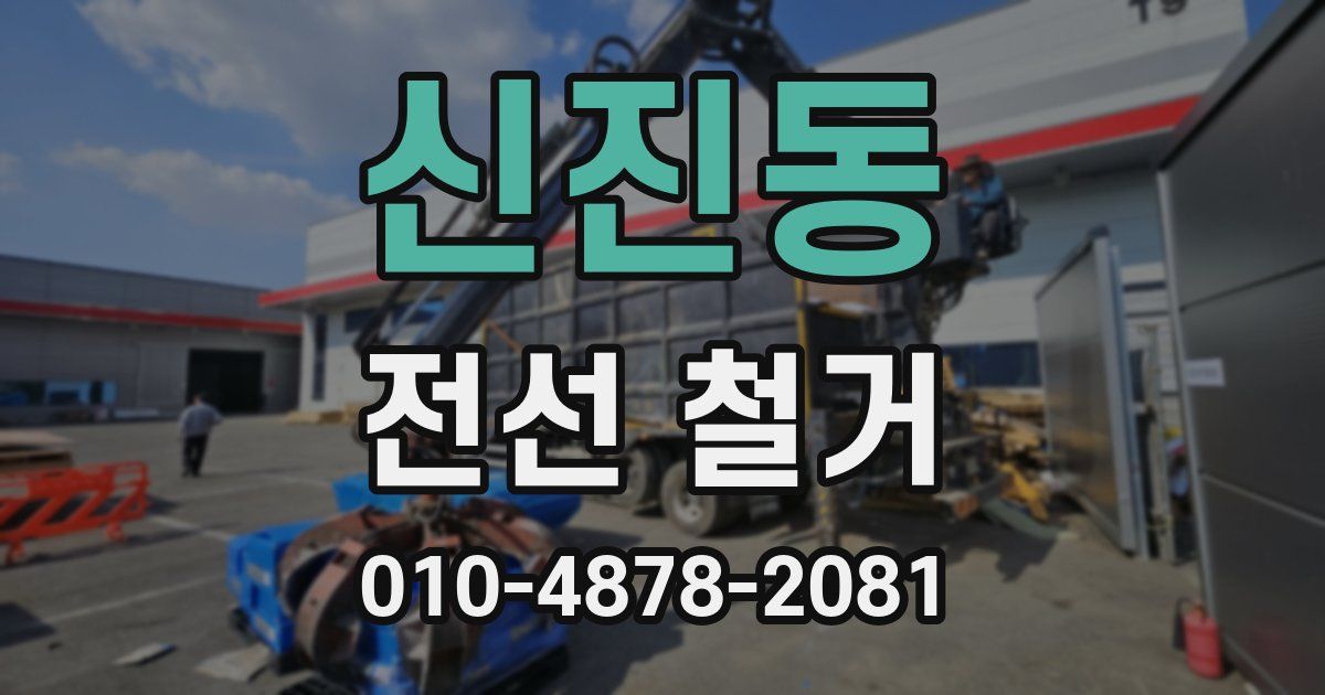 신진동 전선 철거