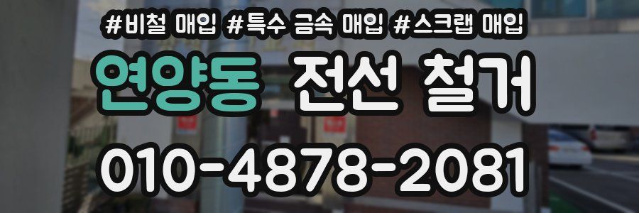 연양동 전선 철거