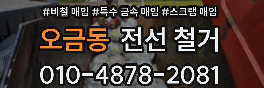 오금동 전선 철거