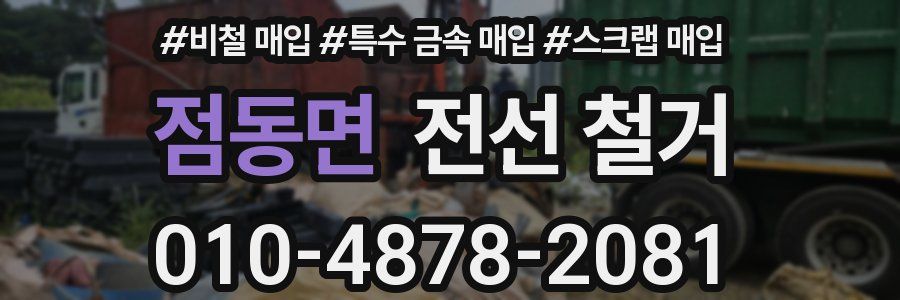 점동면 전선 철거