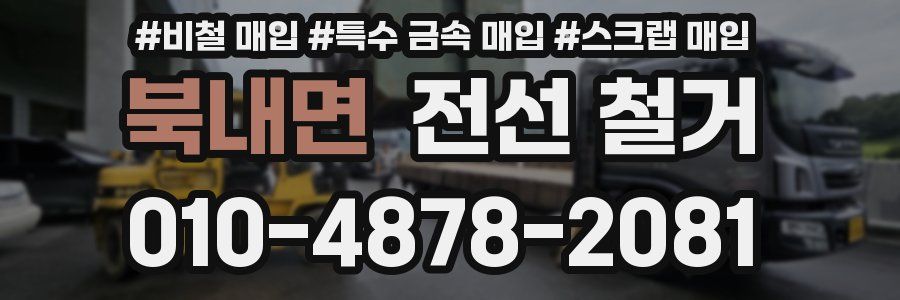 북내면 전선 철거