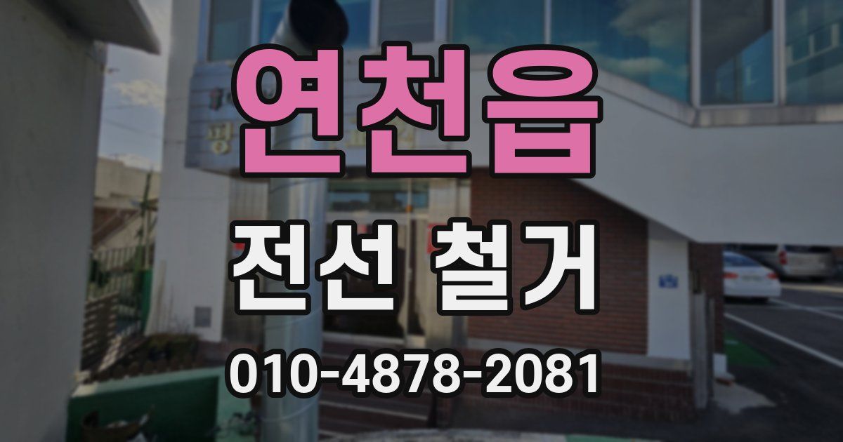 연천읍 전선 철거