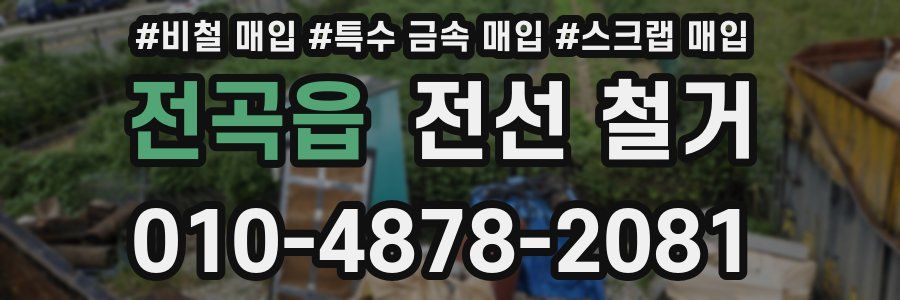 전곡읍 전선 철거