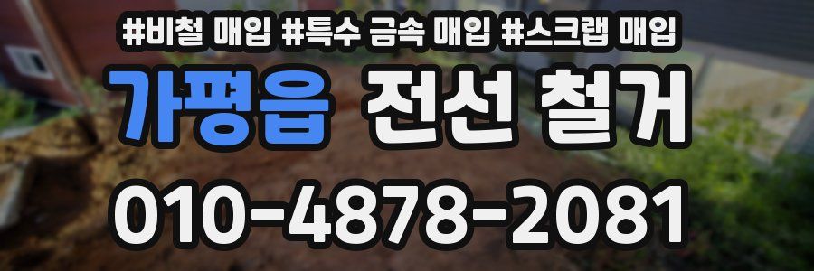 가평읍 전선 철거