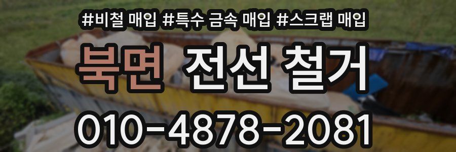 북면 전선 철거