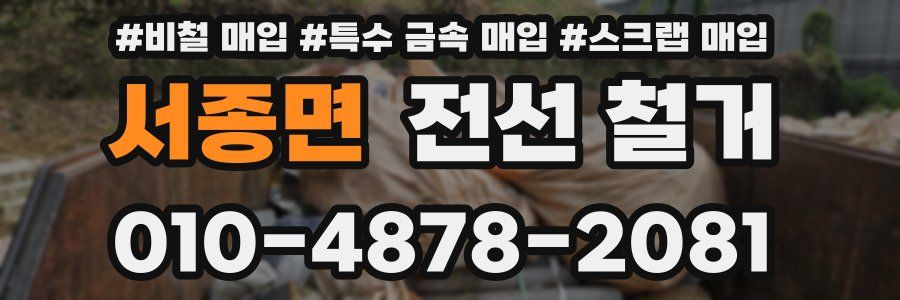서종면 전선 철거