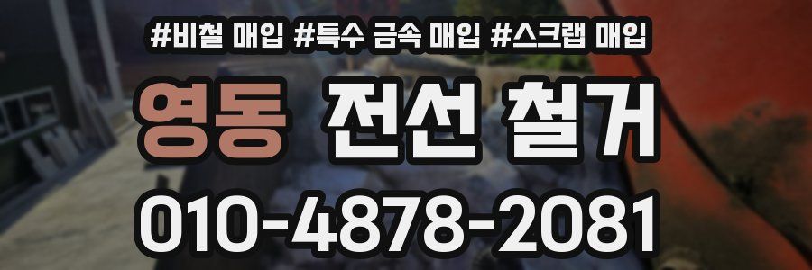영동 전선 철거