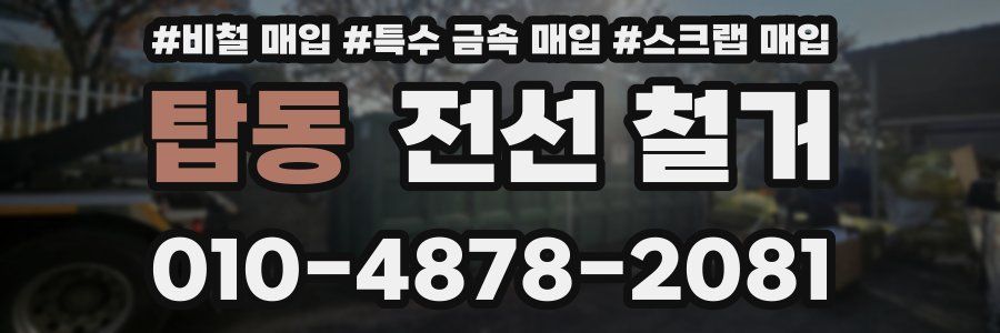 탑동 전선 철거