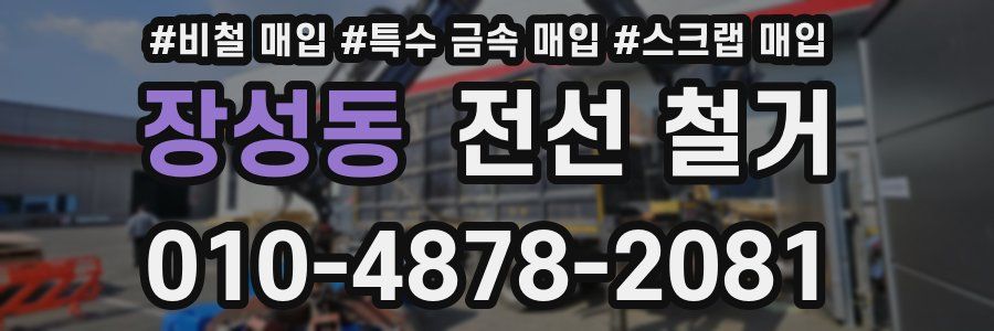 장성동 전선 철거