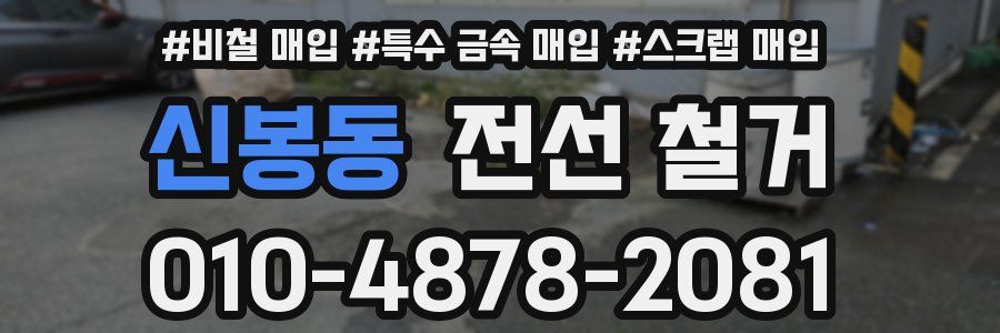 신봉동 전선 철거