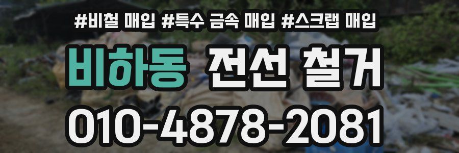 비하동 전선 철거