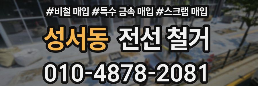 성서동 전선 철거
