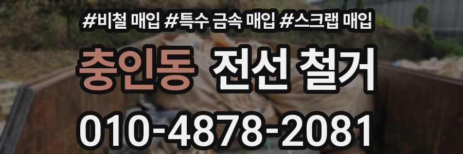 충인동 전선 철거
