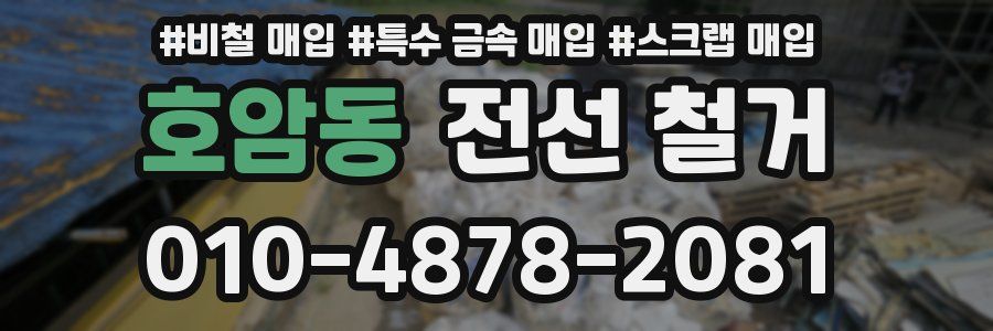 호암동 전선 철거