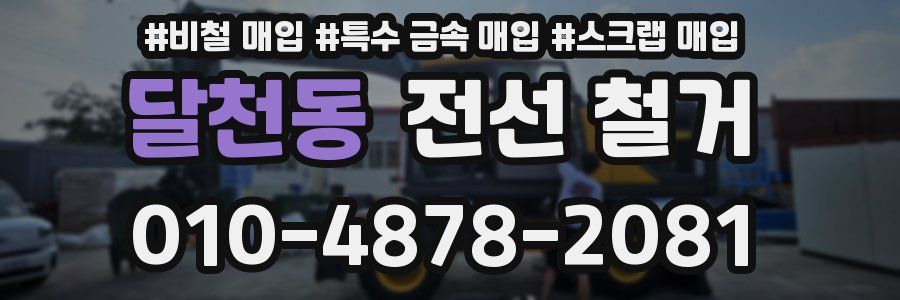 달천동 전선 철거