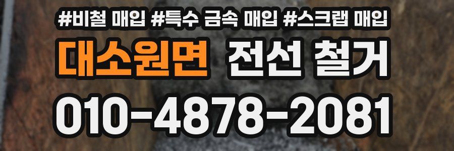 대소원면 전선 철거