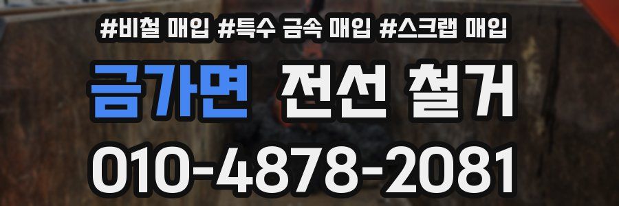 금가면 전선 철거