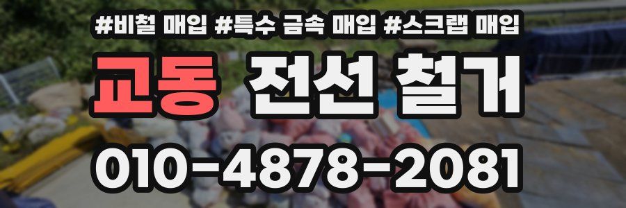 교동 전선 철거