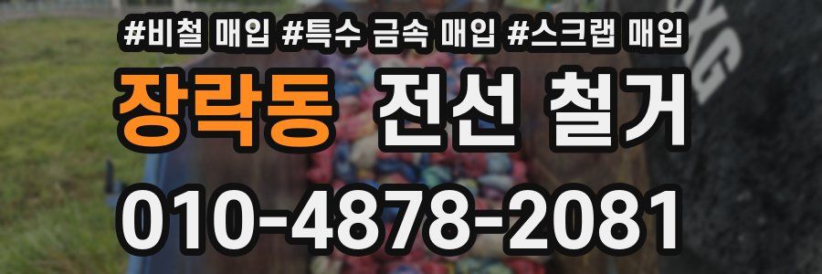장락동 전선 철거