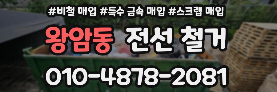 왕암동 전선 철거