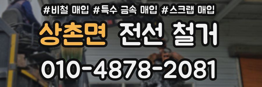 상촌면 전선 철거