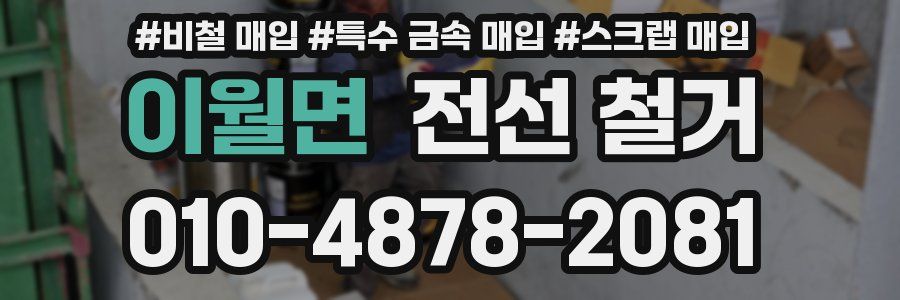 이월면 전선 철거