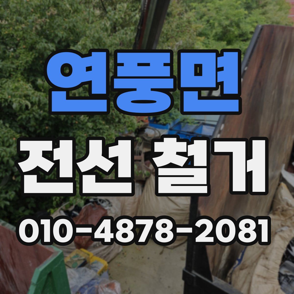 연풍면 전선 철거