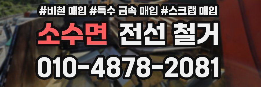 소수면 전선 철거