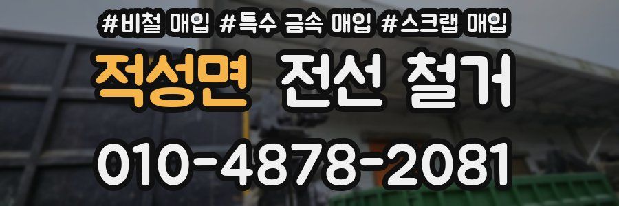 적성면 전선 철거