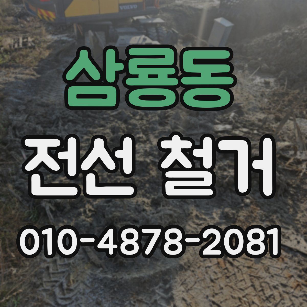 삼룡동 전선 철거