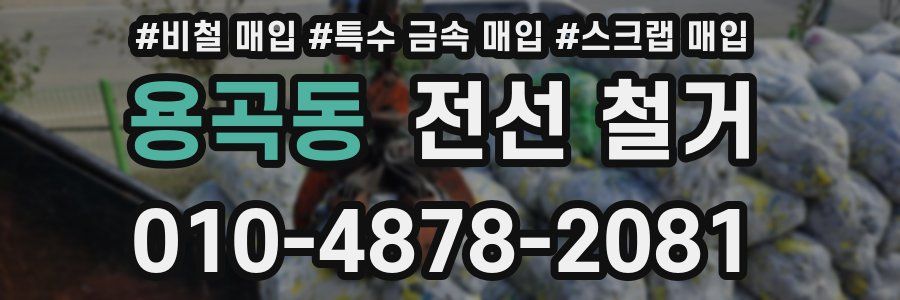 용곡동 전선 철거