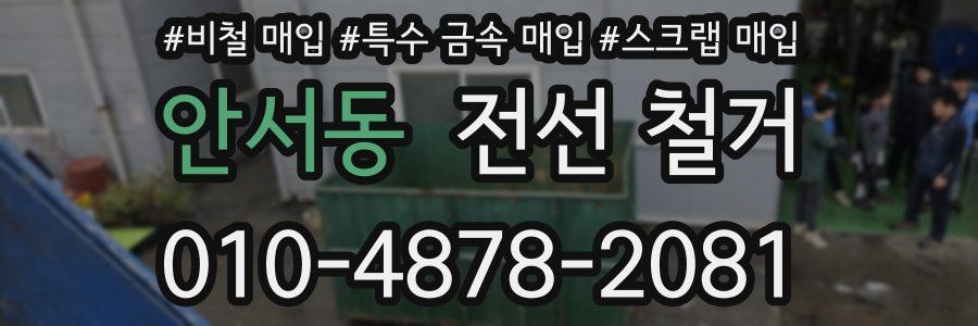 안서동 전선 철거