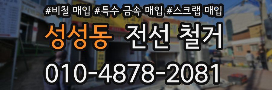 성성동 전선 철거