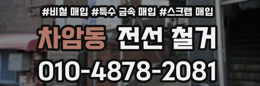 차암동 전선 철거
