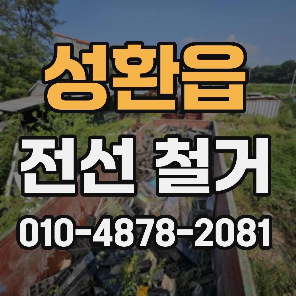 성환읍 전선 철거
