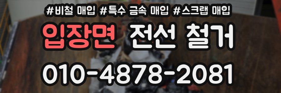 입장면 전선 철거