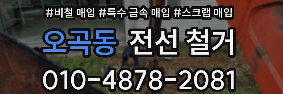 오곡동 전선 철거