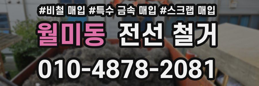 월미동 전선 철거