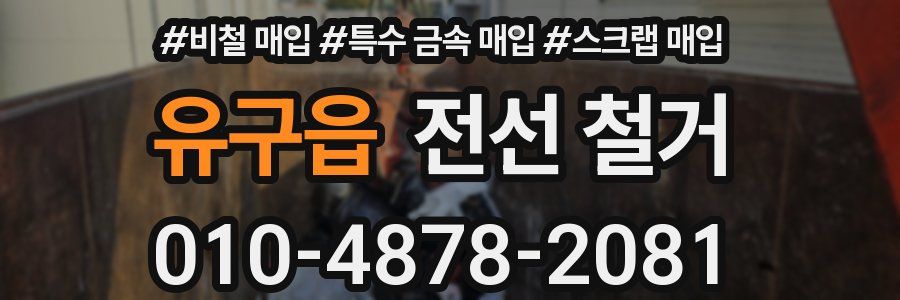 유구읍 전선 철거