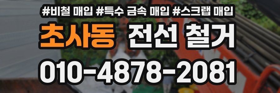 초사동 전선 철거