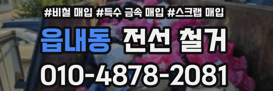 읍내동 전선 철거